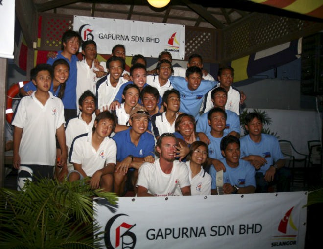 Youth sailors at the inaugural Selangor Gapurna Int Youth OD Champs 2007 © Jeff Harris